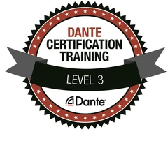 Audinate Dante Certification · Level 3